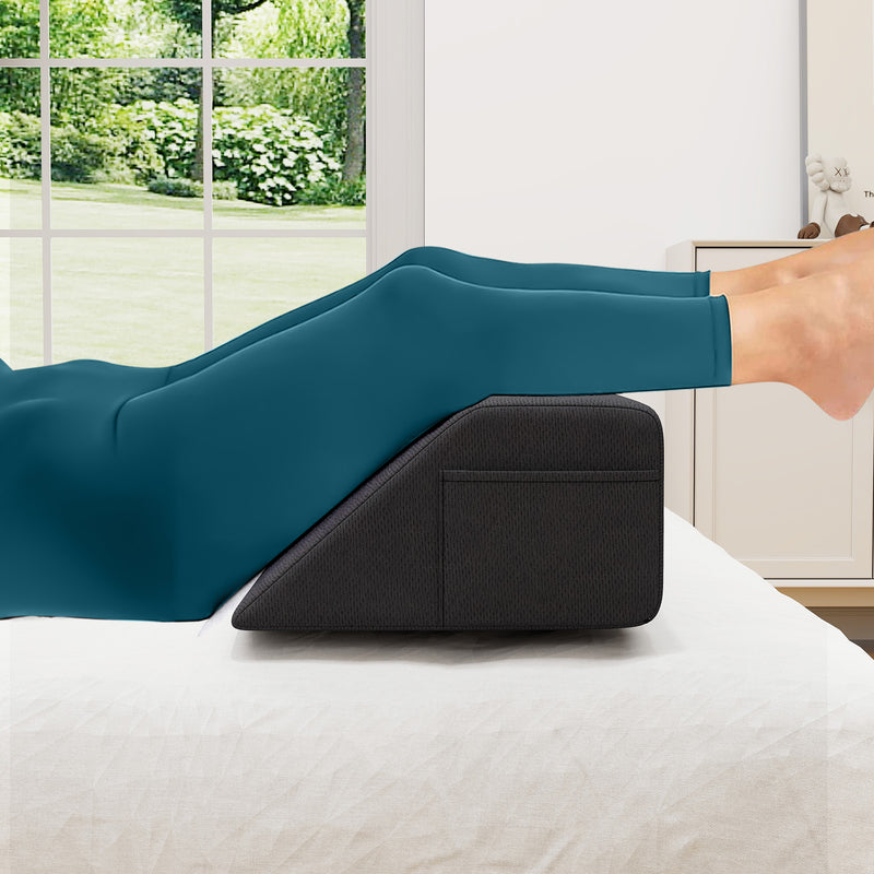 Bed Wedge Pillow with Storage Bag-Twin Size