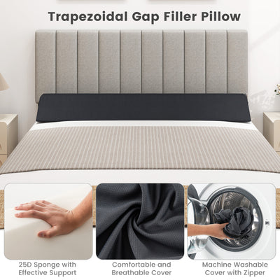Bed Wedge Pillow with Storage Bag-Full Size