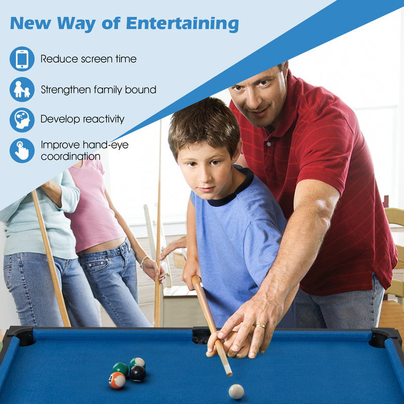 *6-In-1 Combo Game Table with Basketball Billiards Ping Pong Hockey Shuffleboard