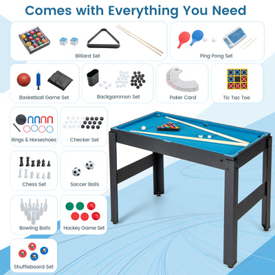 *14-in-1 Combo Game Table Set Multi Game Table with Foosball