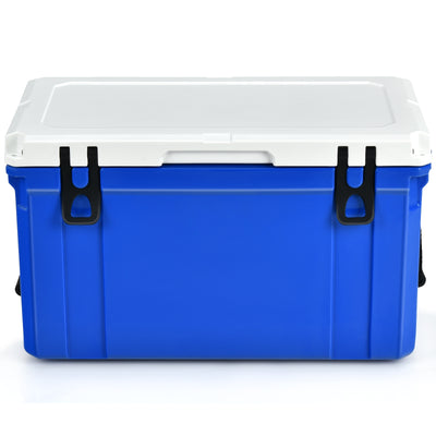 *58 Quart Leak-Proof Portable Cooler  Ice Box for Camping - Blue