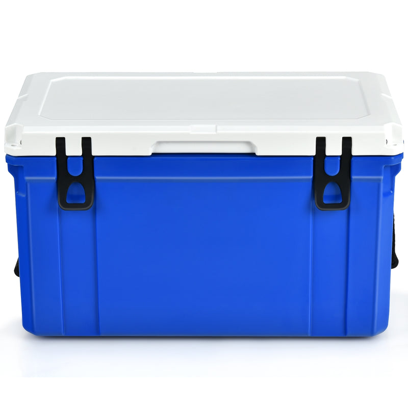 *58 Quart Leak-Proof Portable Cooler  Ice Box for Camping - Blue