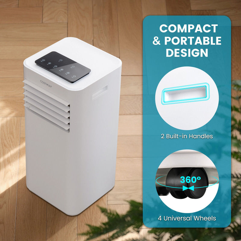 *10000 BTU Portable Air Conditioner with Sleep Mode-10000 BTU