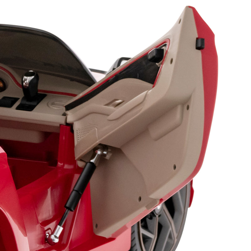 12V Battery Powered Licensed Bentley Bacalar Kids Ride-on Racer Car-Red