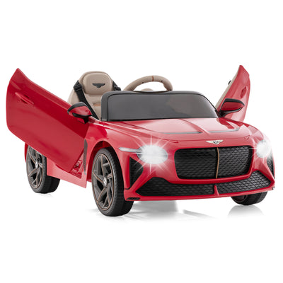 12V Battery Powered Licensed Bentley Bacalar Kids Ride-on Racer Car-Red