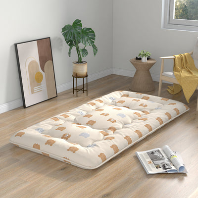 *Futon Mattress with Washable Cover and Carry Bag - Multicolor - Twin Size