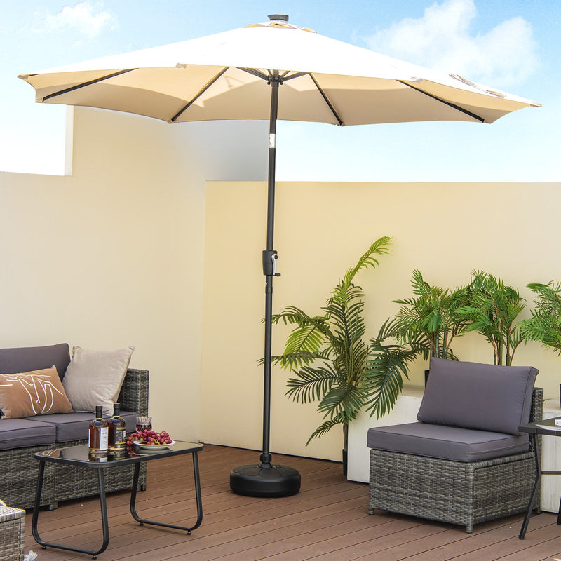 27 lbs Fillable Round Umbrella Base Stand for Yard Garden Poolside