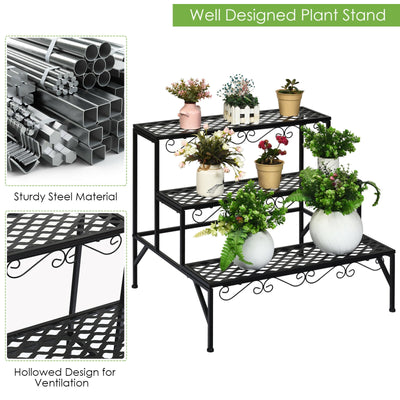 *3 Tiers Metal Decorative Plant Stand