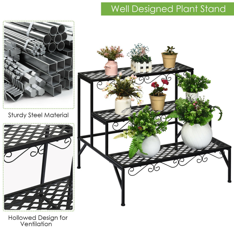 *3 Tiers Metal Decorative Plant Stand