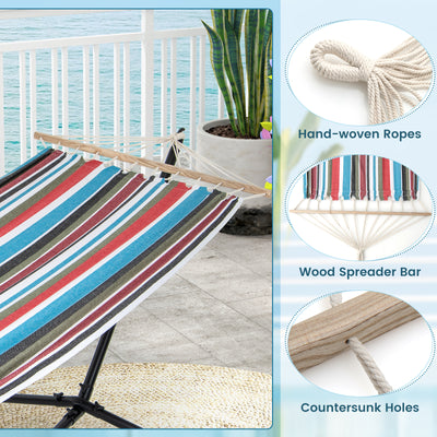 Hammock with Stand and Carrying Case-Multicolor