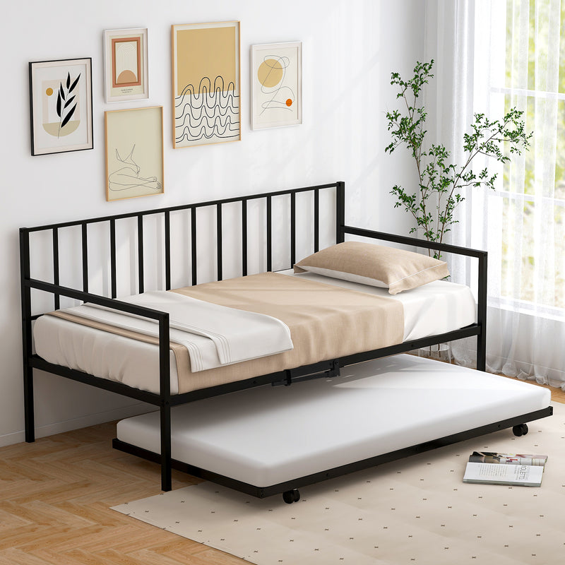 Twin Size Daybed and Trundle Frame Set Trundle Bedframe