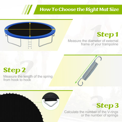 *High-Elastic PP Replacement Jumping Mat - 15 ft