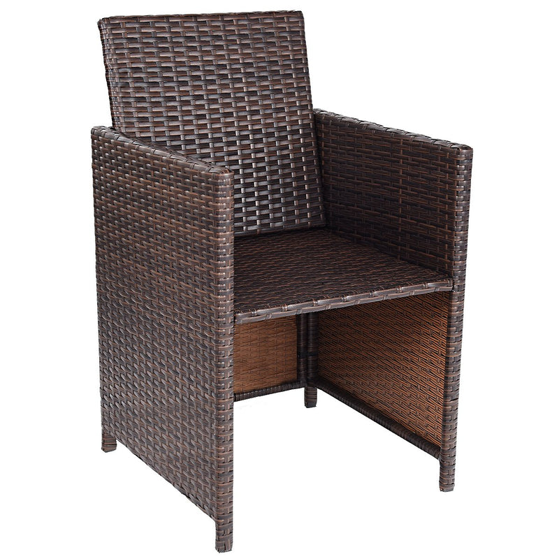 10 Pieces Outdoor Patio Dining Set