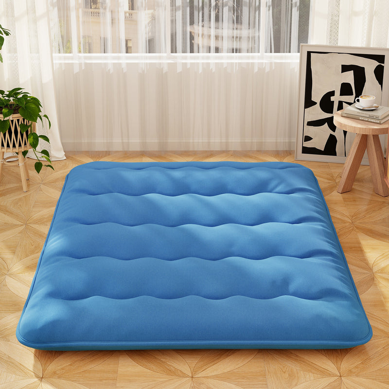 Foldable Futon Mattress with Washable Cover and Carry Bag for Camping