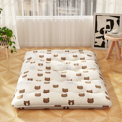 *Futon Mattress with Washable Cover and Carry Bag - Multicolor - Full Size