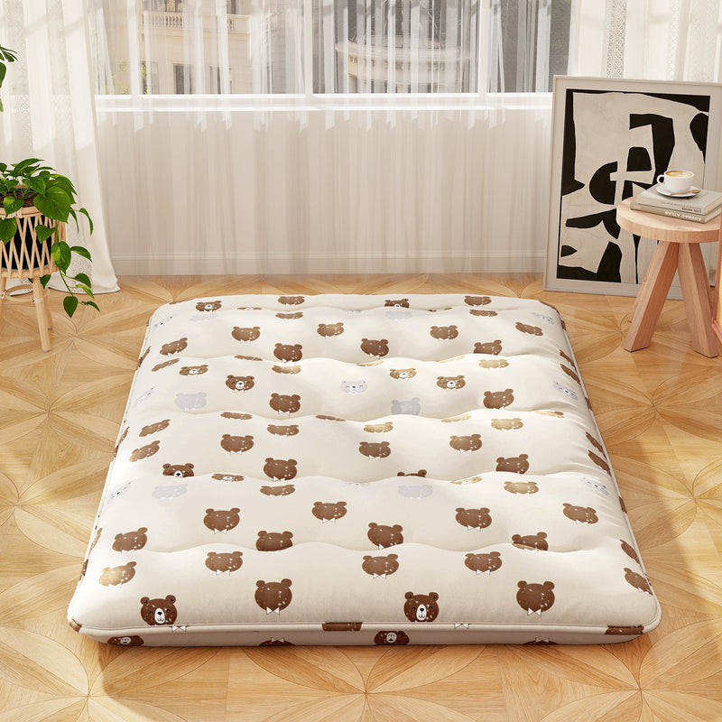 *Futon Mattress with Washable Cover and Carry Bag - Multicolor - Full Size