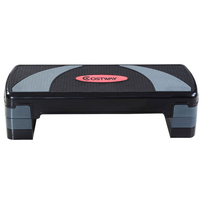 backordered - *32 Inch Adjustable Fitness Aerobic Step with Riser