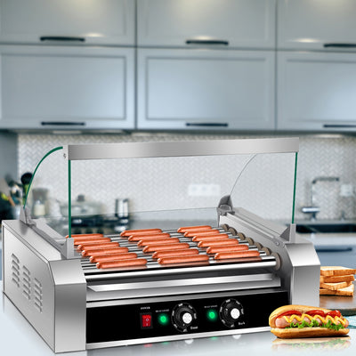*18 Hot Dog 7 Roller Grill Commercial Cooker