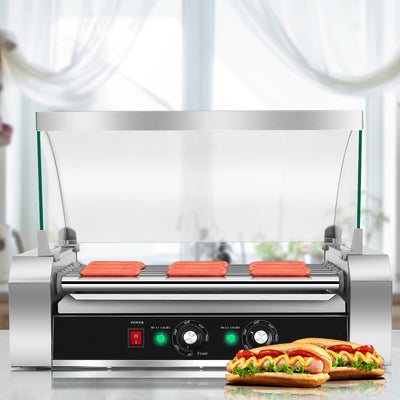 *18 Hot Dog 7 Roller Grill Commercial Cooker