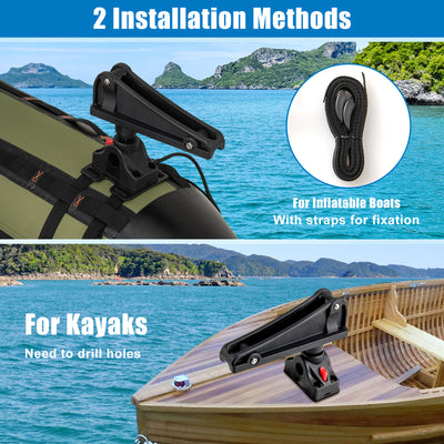 *360° Rotatable Fishing Boat Kayak Accessory Set of 3