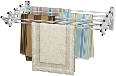 Stainless Wall Mounted Expandable Clothes Drying Towel Rack