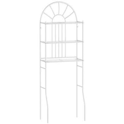 3-Tier Bathroom Rack Over-the-Toilet Storage Rack with 3 Shelves