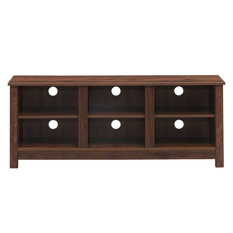 60 Inch  Entertainment TV Stand Cabinet-Brown