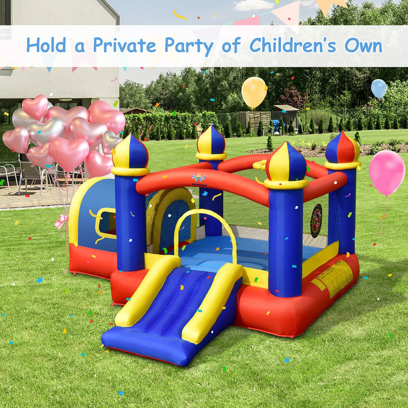 Inflatable Castle Kids Bounce House with Slide Jumping