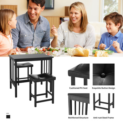 3 Pieces Modern Counter Height Dining Set