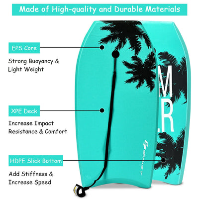 *33 Inch/37 Inch/41 Inch Lightweight Super Surfing Bodyboard - S