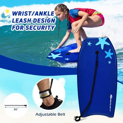 *41 Inch Lightweight Super Portable Surfing Bodyboard - L