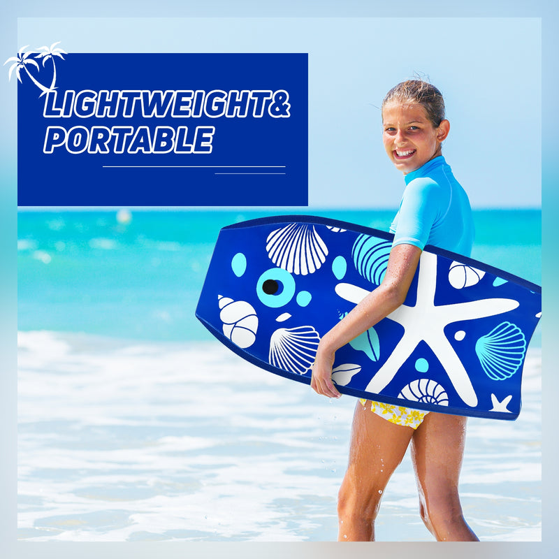 *41 Inch Lightweight Super Portable Surfing Bodyboard - L