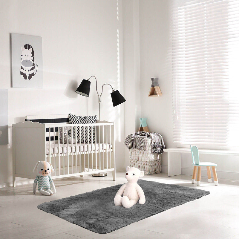 4 x 6 Feet Modern Shag Rug with Non-slip Grip Dots