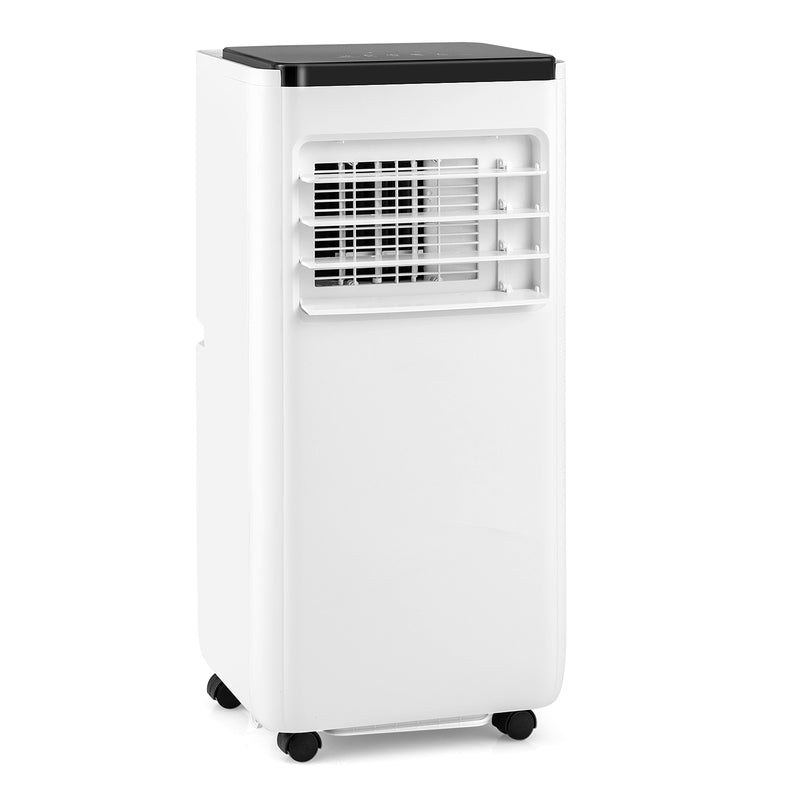 *8000 BTU Portable Air Conditioner with Remote Control Cools up to 250 Sq.Ft - White
