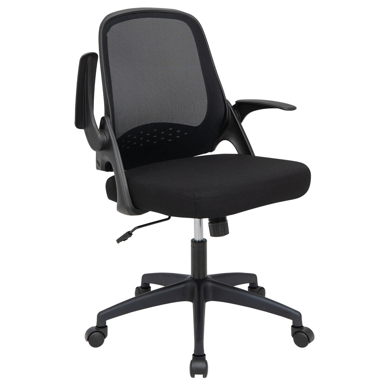 Computer Chair Roller Adjustable Mesh Office Chair Rolling Computer Desk Chair with Flip-up