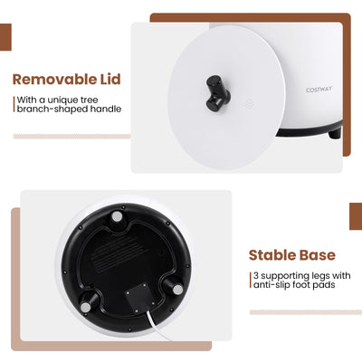 *23L Large Luxury Bucket-Style Towel Warmer with Fragrant Disc Holder - Black