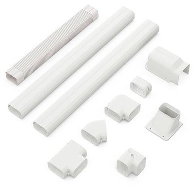 4 Inches W Mini Decorative PVC Slim Line Cover Kit