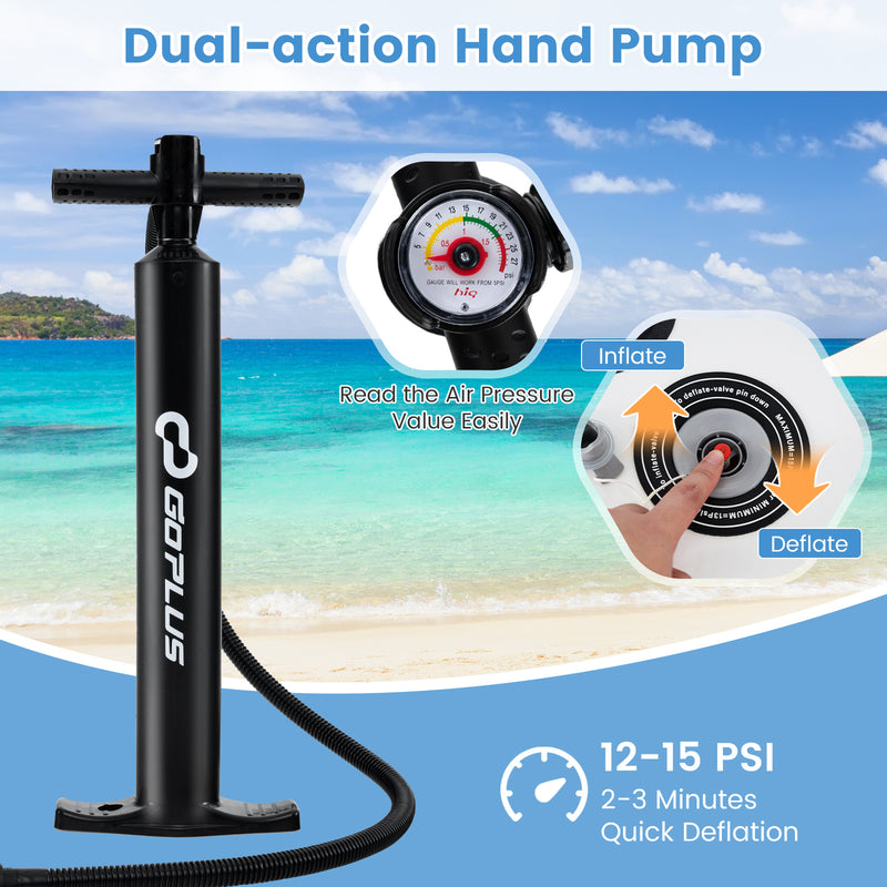 *Inflatable Stand Up Paddle Board with Premium SUP Accessories - L
