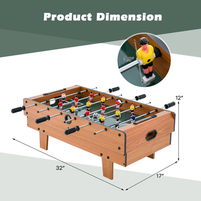 *4-in-1 Combo Game Table Set Foosball Table with Billiards and Hockey