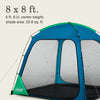 Coleman - Skyshade 8X8 ft. Screendome Canopy - Fog - Relaxacare