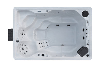 Summer Sale! Bellagio - Atlantic 11 Swim Spa With Water Purification System & Hydro Massage Jets - 4 Person