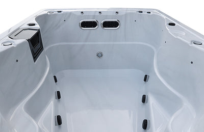 Summer Sale! Bellagio - Atlantic 12ft Swim Spa With Water Purification System & Hydro Massage Jets - 4 Person