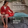 Coleman - Flatlands 50°F Sleeping Bag - Blue - Relaxacare