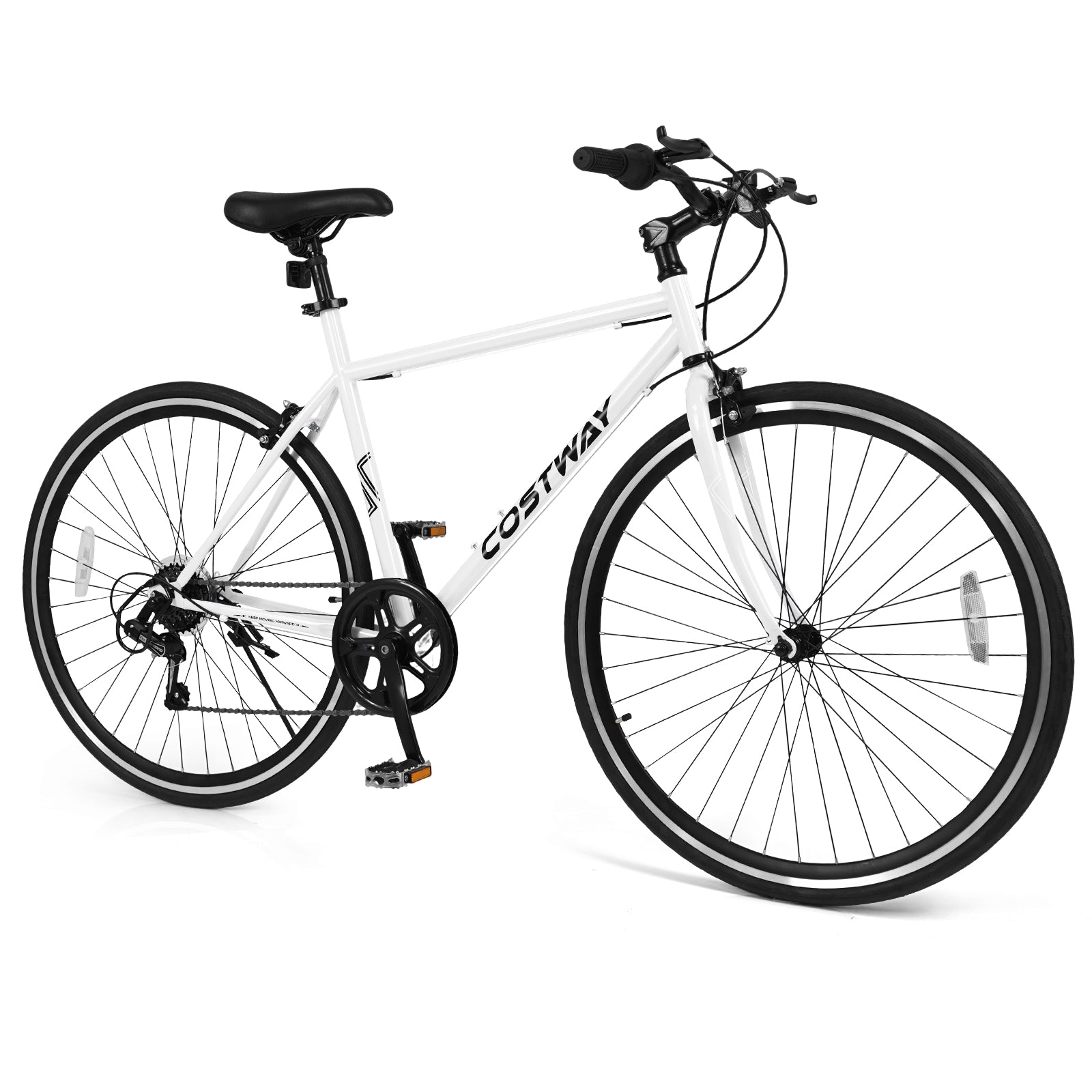 26 Inch Mountain Bike Adjustable with 6-Speed and All-terrain Rubber W