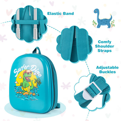 2 PCS Kid Luggage Set With Spinner Wheels for Children Boys Girls-Blue