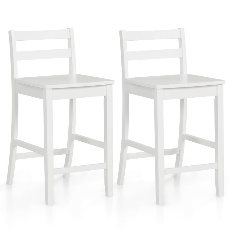 3-Piece Kitchen Furniture Set: Kitchen Island + 2 Bar Stools + Narrow Storage Cart