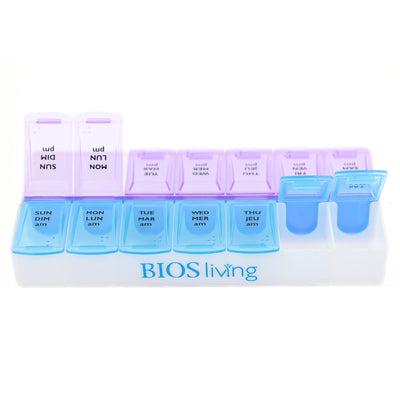 Bios - SMALL, TWICE DAILY, 7 DAY PILLBOX