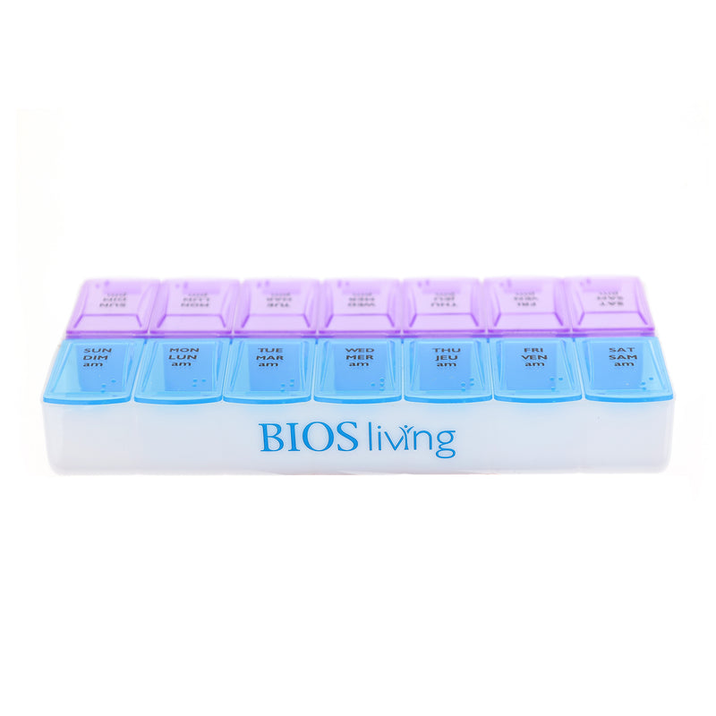 Bios - SMALL, TWICE DAILY, 7 DAY PILLBOX