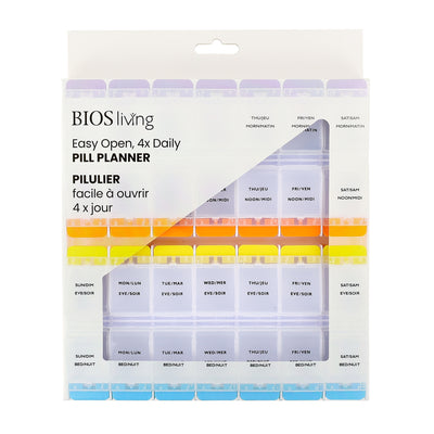 Bios - EASY OPEN, 4 x DAILY, PILL PLANNER