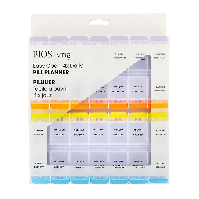 Bios - EASY OPEN, 4 x DAILY, PILL PLANNER